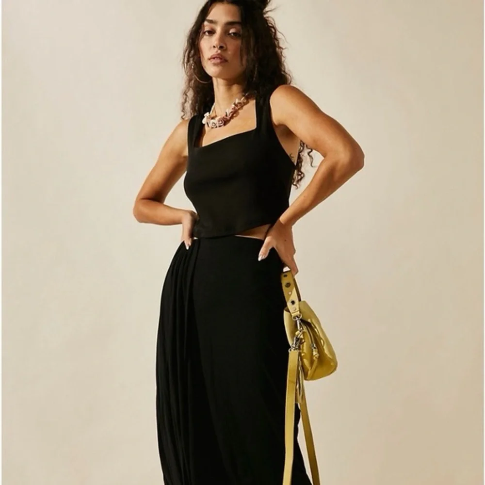 Free People Daphne Set in Black